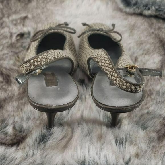 Ann Marino Slingback strapy heel retro shoes‎ - Picture 6 of 8